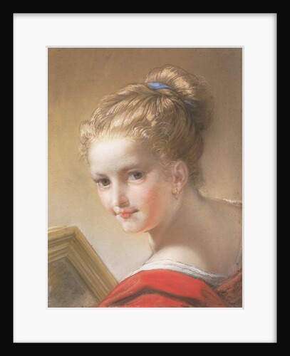 Study of a Girl in Red, 1717 by Benedetto Luti