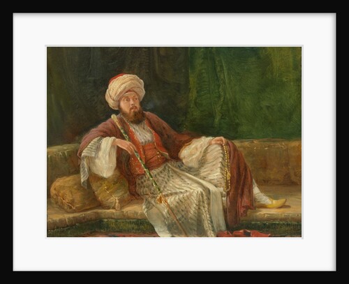 Western Gentleman in Oriental Costume by British Painter