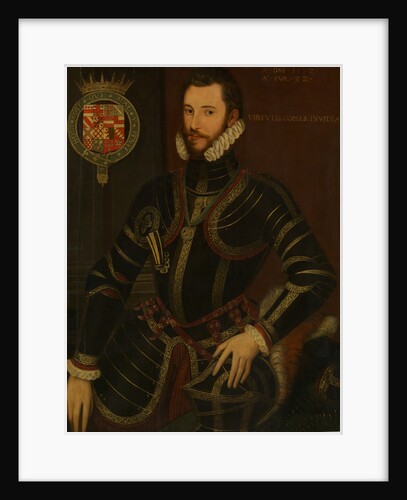 Portrait of Walter Devereux, First Earl of Essex, dated 1572 by British Painter