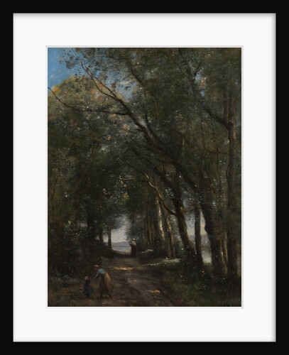 A Lane through the Trees, ca. 1870-73 by Jean-Baptiste-Camille Corot