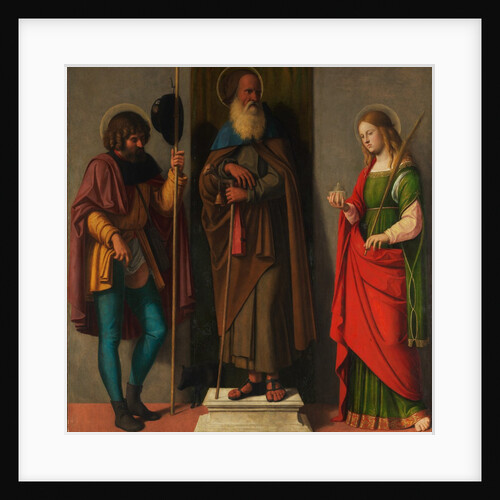 Three Saints: Roch, Anthony Abbot, and Lucy, ca. 1513 by Giovanni Battista Cima da Conegliano