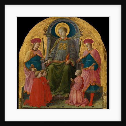Saint Lawrence Enthroned with Saints and Donors, 1440s by Filippo Lippi