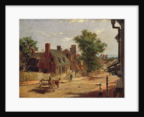 Old Annapolis, Francis Street, 1876 by Francis Blackwell Mayer