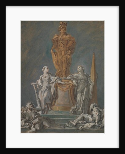 Study for a Monument to a Princely Figure by Francois Boucher