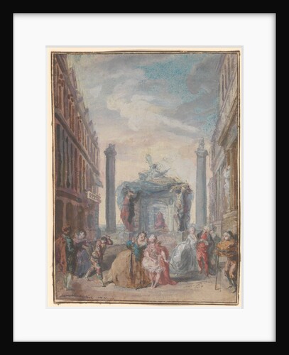 Les fêtes vénitiennes, after 1759 by Gabriel de Saint-Aubin