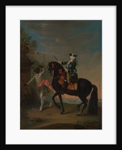 The Empress Elizabeth of Russia on Horseback, Attended by a Page, after 1743-49 by Georg Cristoph Grooth
