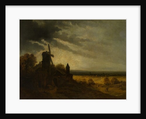 The Mill of Montmartre, probably ca. 1820 by Georges Michel