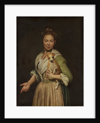 A Woman with a Dog, 1740s by Giacomo Ceruti
