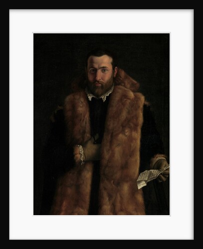 Portrait of a Man in a Fur-Trimmed Coat, ca. 1540 by Italian Painter