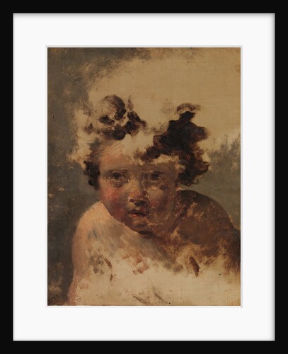 Head of a Child by Style of Jacques Louis David