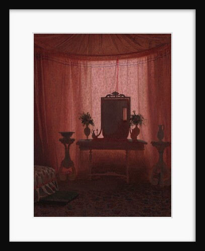 A Bedroom in Bernstorff Palace near Copenhagen, ca. 1845 by Johan Vilhelm Gertner