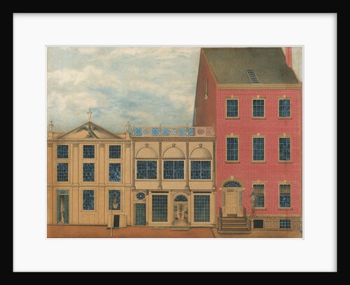 The Shop and Warehouse of Duncan Phyfe, 168-172 Fulton Street, New York City, ca. 1816 by John Rubens Smith (attributed to)