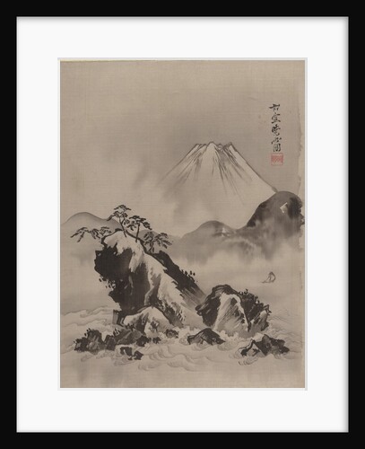 Mount Fuji, ca. 1887 by Kawanabe Kyosai