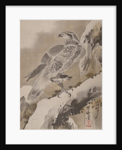 Eagle Holding Small Bird, ca. 1887 by Kawanabe Kyosai