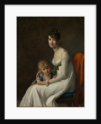 Madame Philippe Panon Desbassayns de Richemont… and Her Son, Eugène, 1802 by Marie Guilhelmine Benoist