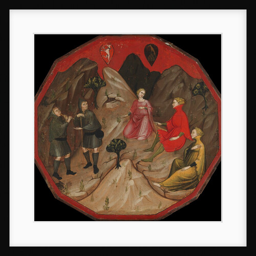 A Contest between the Shepherds Alcesto and Acaten, ca. 1410 by Master of 1416