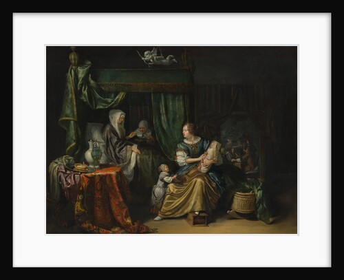 The Newborn Baby, 1675 by Matthys Naiveu