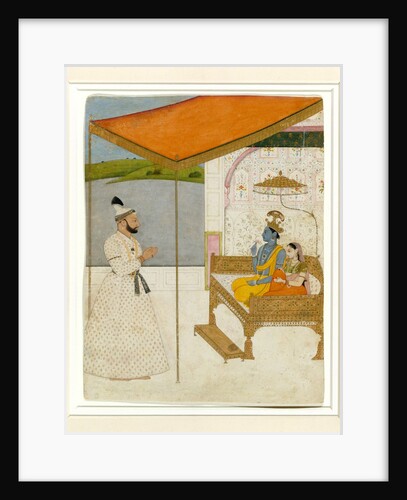 Raja Balwant Singh?s Vision of Krishna and Radha, ca. 1745-50 by Attributed to Nainsukh