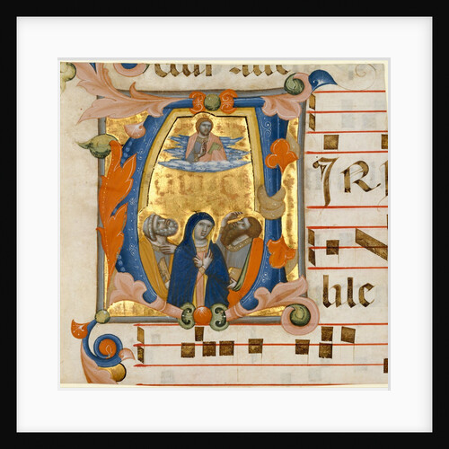 Ascension in an Initial V, ca. 1342-50 by Niccolò di ser Sozzo