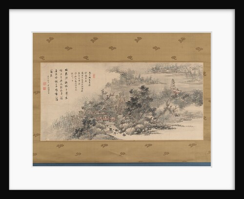 Farewell Gift to Tani Bunji, 1833 by Okada Hanko