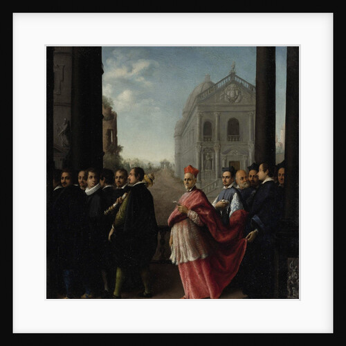 A Cardinal's Procession, 1621 by Ottavio Mario Leoni