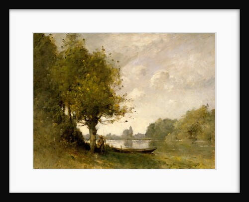 A Pond near Nangis, 1880-95 by Paul-Désiré Trouillebert