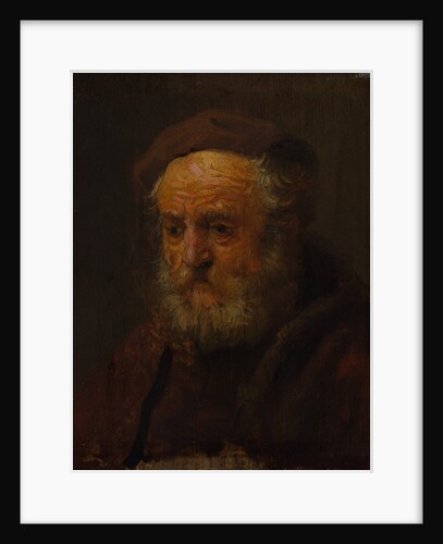 Study Head of an Old Man by Style of Rembrandt