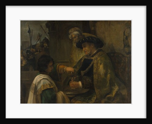 Pilate Washing His Hands, probably 1660s by Style of Rembrandt