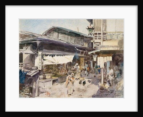 Street Scene in Ikao, Japan by Robert Frederick Blum