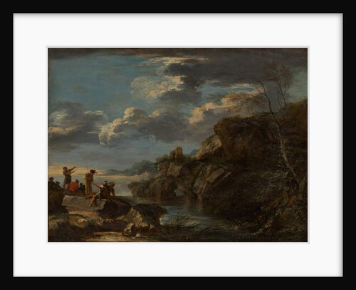 Bandits on a Rocky Coast, 1655-60 by Salvator Rosa