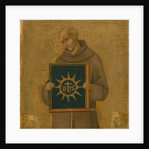 Saint Bernardino, 1450-60 by Sano di Pietro