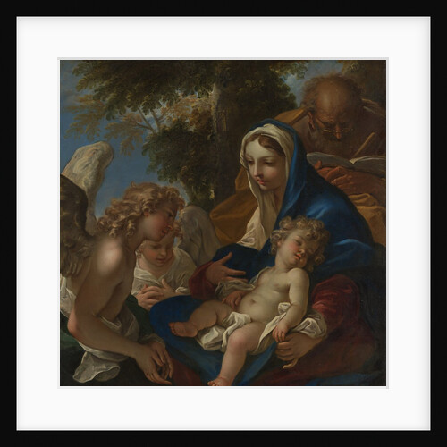 The Holy Family with Angels, ca. 1700 by Sebastiano Ricci
