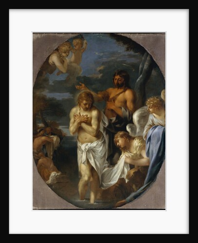 The Baptism of Christ, ca. 1650 by Sébastien Bourdon