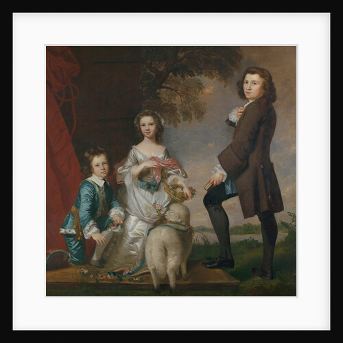 Thomas and Martha Neate with His Tutor, Thomas Needham, 1748 by Sir Joshua Reynolds
