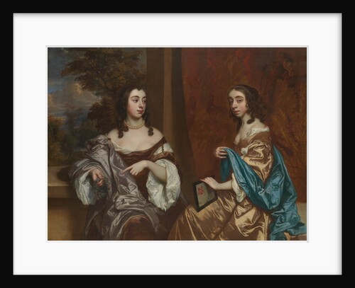 Mary Capel, Later Duchess of Beaufort, and Her Sister Elizabeth.. by Peter Lely