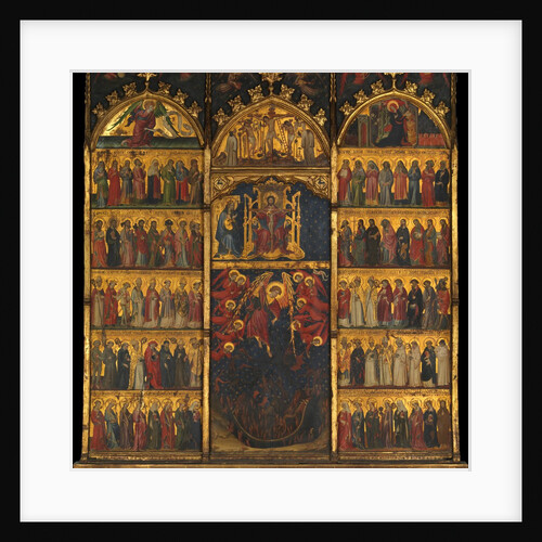 The Trinity Adored by All Saints by Spanish Painter