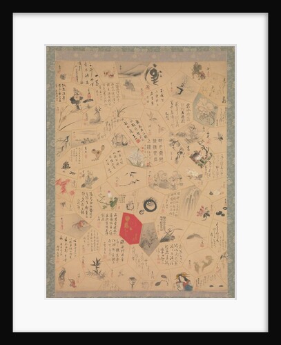Miscellaneous Paintings and Calligraphy for the Third Year of the Bunsei Era, 1820 by Tani Buncho