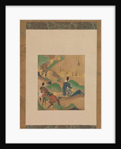 Mount Utsu, from The Tales of Ise , ca. 1634 by Tawaraya Sotatsu