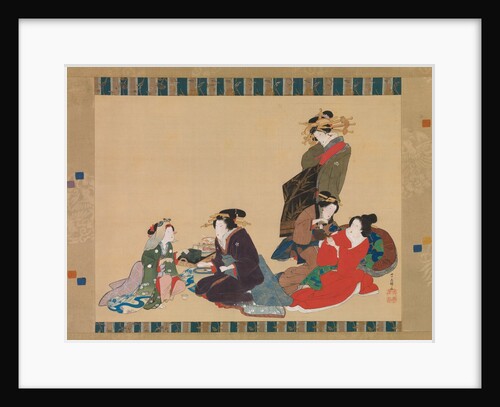 Five Beauties, 1840 by Hokuba