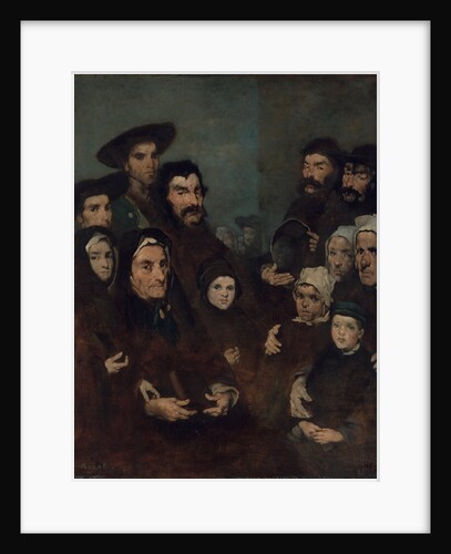 Breton Fishermen and Their Families, possibly ca. 1880-85 by Theodule Ribot