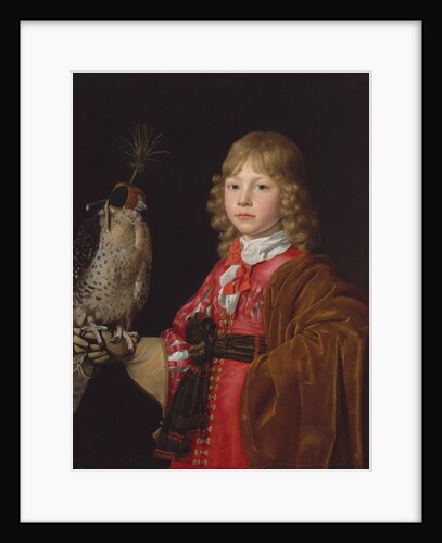 Portrait of a Boy with a Falcon by Wallerant Vaillant