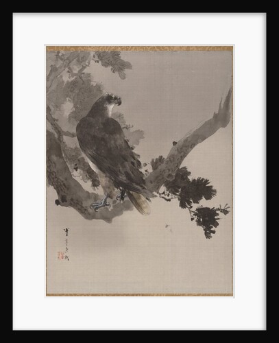 Eagle in a Tree, ca. 1887 by Watanabe Seitei