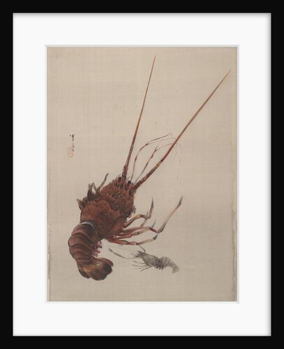Crayfish, ca. 1887 by Watanabe Seitei