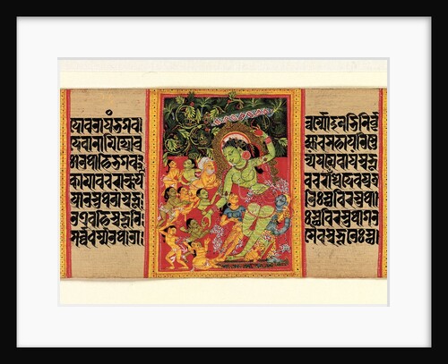 Green Tara Dispensing Boons to Ecstatic Devotees… , early 12th century by Unknown