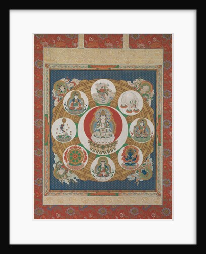 Mandala of the One-Syllable Golden Wheel, 18th century by Unknown