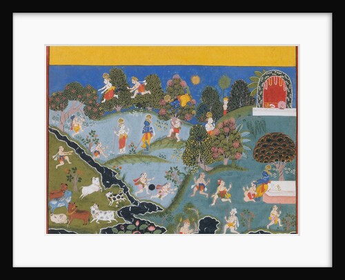 Blindman's Bluff…from a Dispersed Bhagavata Purana, c1715-20 by Unknown