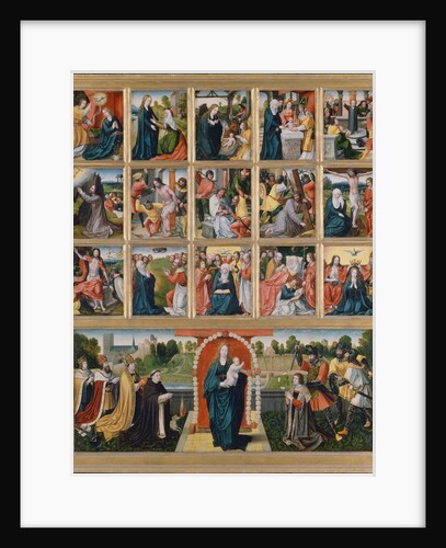 The Fifteen Mysteries and the Virgin of the Rosary by Netherlandish Painter