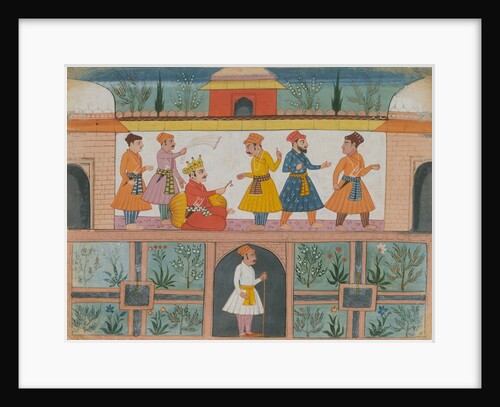 A Messenger is Dispatched: Page from a Dispersed Manuscript, last quarter of the 17th century by Unknown