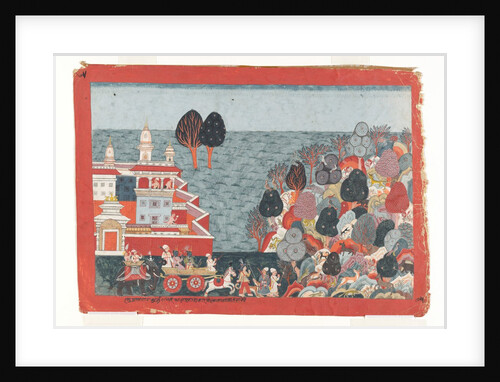 Folio from a Bhagavata Purana series, ca. 1775-1800 by Unknown