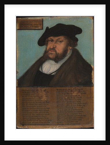 Johann I, the Constant, Elector of Saxony, 1532-33 by Lucas Cranach the Elder